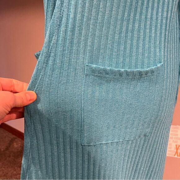 LuLaRoe Sarah open duster color blue size XS - Picture 4 of 13